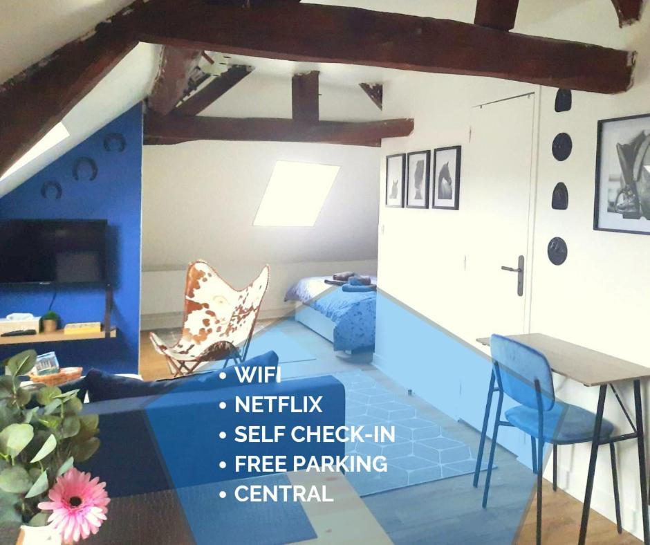 Equidia Compiegne Free Parking Wifi Self Check-in Apartment *